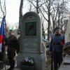14 - Hrob francouzského generála Maurice Pellého, na pařížské hřbitově Bastignolles, u kterého poutníci vykonali pietní akt společně i s generálovou vnučkou. 
